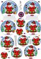 3D Teddy Tess's Present Snow Globe Shaped Tree Decoration