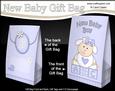 3D New Baby Boy Cute Little Lamb Gift Bag Mini Kit