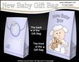 3D New Baby Boy Cute Little Lamb Gift Bag Mini Kit