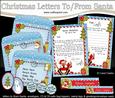Xmas Rudolph Child's Santa Letter to and from Santa