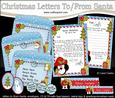Xmas Pip Penguin Child's Santa Letter to and from Santa