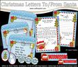 Xmas Bobbin Robin Child's Santa Letter to and from Santa