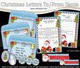 Xmas Baby's 1st Santa Letter to and from Santa