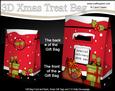3D Christmas Postbox Gift Bag Mini Kit