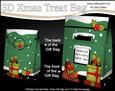 3D Christmas Postbox Gift Bag Mini Kit
