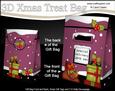 3D Christmas Postbox Gift Bag Mini Kit