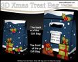 3D Christmas Postbox Gift Bag Mini Kit