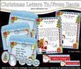 Xmas Santa Child's Santa Letter to and from Santa