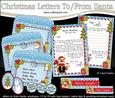 Xmas Rudolph Child's Santa Letter to and from Santa