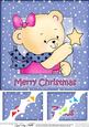 8 x 8 Rosie's Xmas Star Scalloped Corner Topper