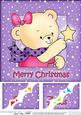 8 x 8 Rosie's Xmas Star Scalloped Corner Topper