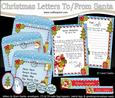 Xmas Rudolph Child's Santa Letter to and from Santa