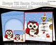 3D Xmas Little Hoot Owl Sleeps Till Santa Animated Card