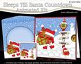 3D Xmas Bobbin Robin Sleeps Till Santa Animated Card