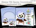 3D Xmas Little Hoot Owl Sleeps Till Santa Animated Card