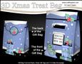 3D Christmas Postbox Gift Bag Mini Kit