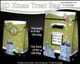 3D Christmas Postbox Gift Bag Mini Kit
