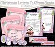 Xmas Little Hot Owl Baby's 1st Letter to and from Sant