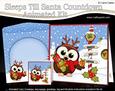 3D Xmas Little Hoot Owl Sleeps Till Santa Animated Card
