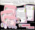 Xmas Pip Penguin Child's Santa Letter to and from Santa