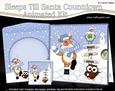 3D Xmas Rudolph & Hoot Owl Sleeps Till Santa Animated Card