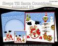 3D Xmas Oopps Rudolph Sleeps Till Santa Animated Card