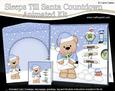 3D Xmas Livvy Bear Sleeps Till Santa Animated Card