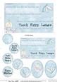 Tooth Fairy Bag Toppers Tags & Greetings