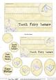 Tooth Fairy Bag Toppers Tags & Greetings