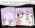 3D Xmas Pip Penguin Sleeps Till Santa Animated Card