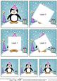 Cute Xmas Penguin Twisted Tunnel Topper