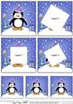 Cute Xmas Penguin Twisted Tunnel Topper