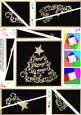 Merry Christmas Tree Twisted Spiral Side Stacker