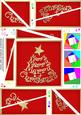 Merry Christmas Tree Twisted Spiral Side Stacker