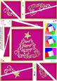 Merry Christmas Tree Twisted Spiral Side Stacker