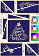 Merry Christmas Tree Twisted Spiral Side Stacker