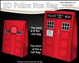 3D Police Box Gift Bag Mini Kit