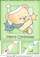 8 x 8 Robert's Xmas Star Scalloped Corner Topper