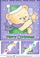 8 x 8 Robert's Xmas Star Scalloped Corner Topper