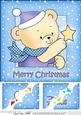 8 x 8 Robert's Xmas Star Scalloped Corner Topper
