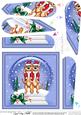 Xmas Meeerkats Snowglobe Fan Pyramage Topper