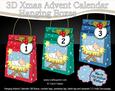 3D Nativity Xmas Hanging Advent Calendar Box Kit