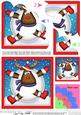 Xmas Oops Rudolph Snowball Fan Pyramage Topper
