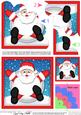 Xmas Oops Santa Snowball Fan Pyramage Topper