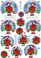 3D Hamish Scottie Dog Snow Globe Shaped Tree Decoration