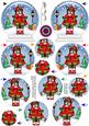 3D Gigi Horse Snow Globe Shaped Tree Decoration