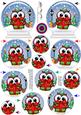 3D Little Hoot Owl Snow Globe Shaped Tree Decoration