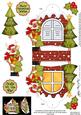 3D Rudolph Xmas Window Treat Holder Christmas Decoration