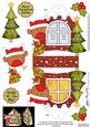 3D Robin Xmas Window Treat Holder Christmas Decoration