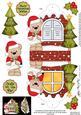 3D Teddy Tess Xmas Window Treat Holder Christmas Decoration